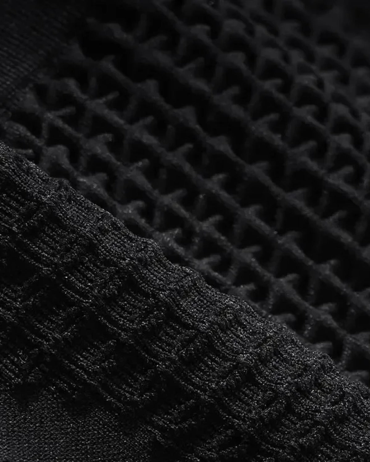 Breathable 3D knit close-up