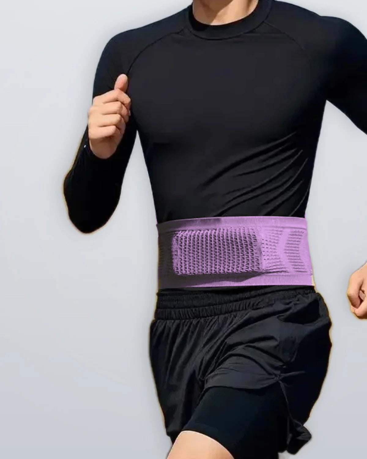 Ceinture de running Stride en Lavender, Running, front view