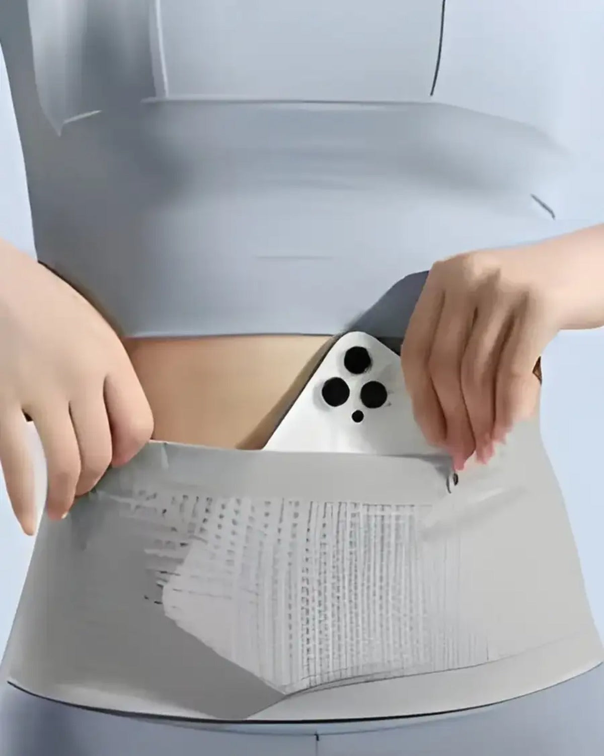 Phone at the front, women's fit